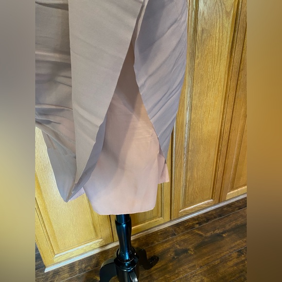 AUTHENTIC VINTAGE HANDMADE MADMEN RETRO PINUP SPARKLE CHIFFON DRESS - Picture 8 of 8